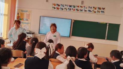  В ОШ №27 прошёл семинар по профилактике ранней беременности&quot;